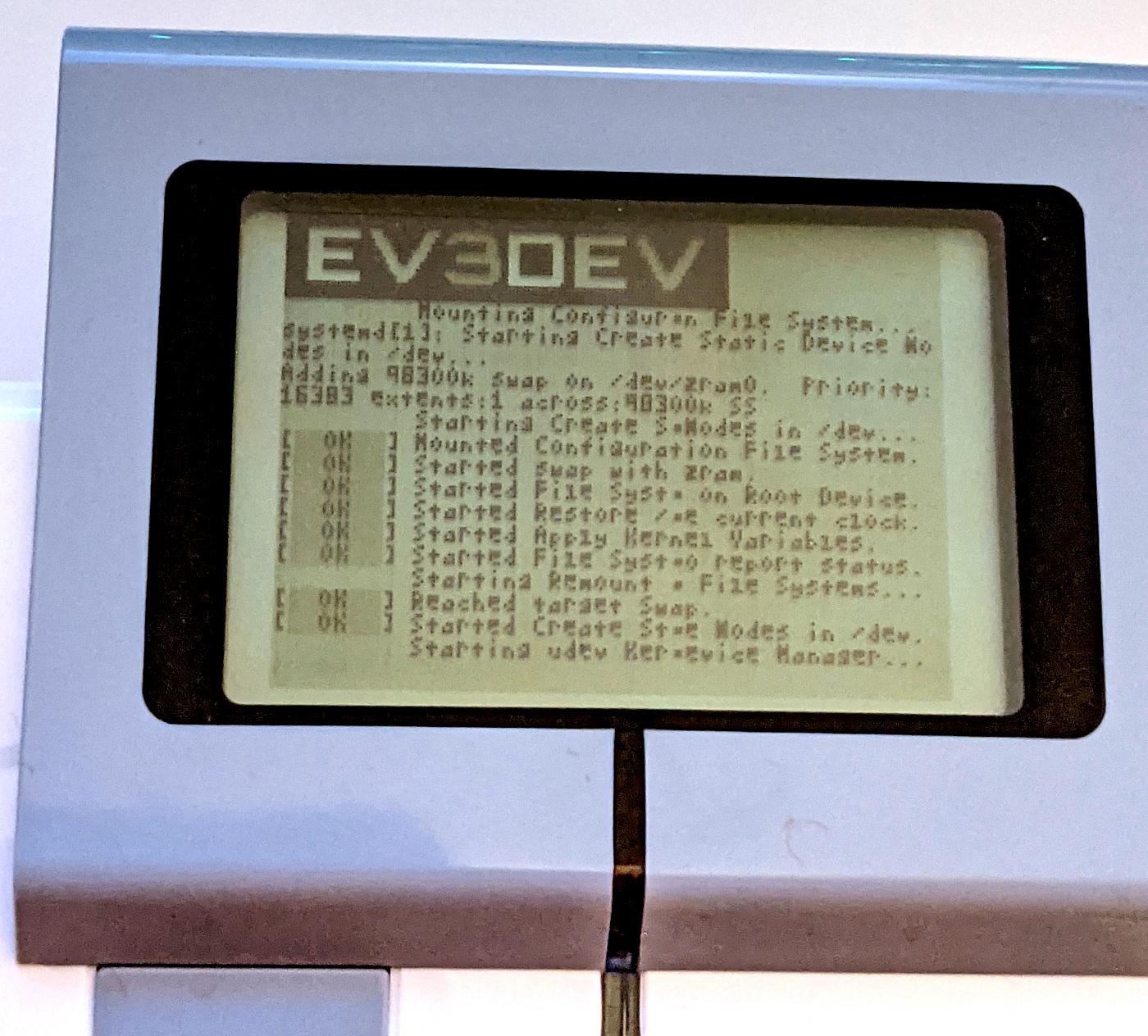 EV3 kernel dmesg